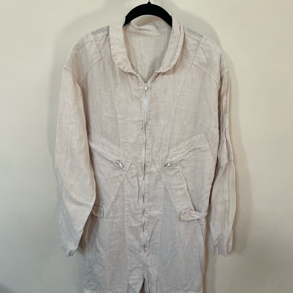 Women's Cream Jumpsuit